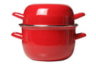 Olla para mejillones - Esmalte - Rojo - ø 18 cm / 2.8 litros - recubrimiento antiadherente esmaltado Cosy & Trendy