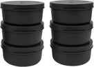 Caja para masa de pizza ZiiPa - ø 16 cm / 250 gramos - Negro - 6 unidades