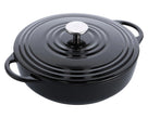 BK Lage Braadpan Bourgogne Jet Black Gietijzer ø 28 cm