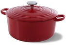 BK Cazuela Bourgogne Chili Red Hierro Fundido ø 28 cm / 6.7 litros - revestimiento antiadherente esmaltado