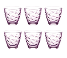 Vasos Bormioli Rocco Flora - Rosa - 250 ml - 6 piezas