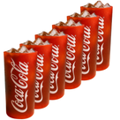 Vasos Coca Cola - Vasos longdrink - Vasos para refrescos - Frozen - Rojo 270 ml - 6 unidades