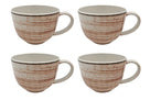 Cosy & Trendy Tazas Sintra Terracota 350 ml - 4 piezas
