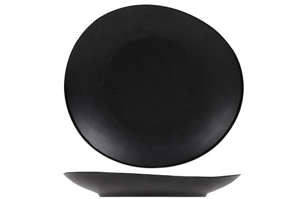 Platos de postre negros