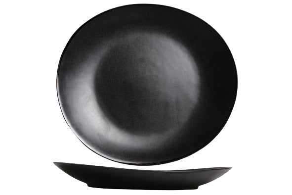 Platos llanos negros