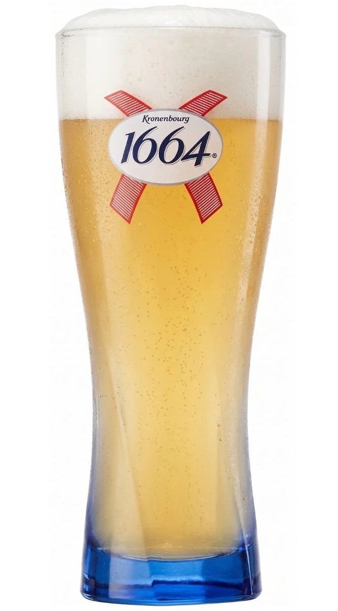 Vasos de cerveza Kronenbourg