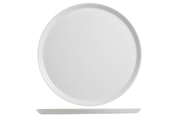 Platos de pizza blancos
