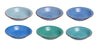 Platos hondos / para pasta Delice azul ø 21 cm - 6 piezas Cookinglife