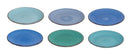 Platos para desayuno / postre Delice azul ø 19 cm - 6 piezas Cookinglife