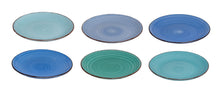 Platos para desayuno / postre Delice azul ø 19 cm - 6 piezas Cookinglife