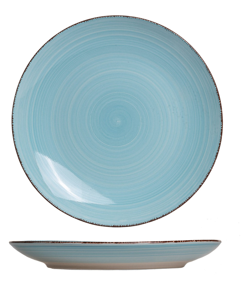 Platos para cena Delice azul ø 26,5 cm - 6 piezas Cookinglife