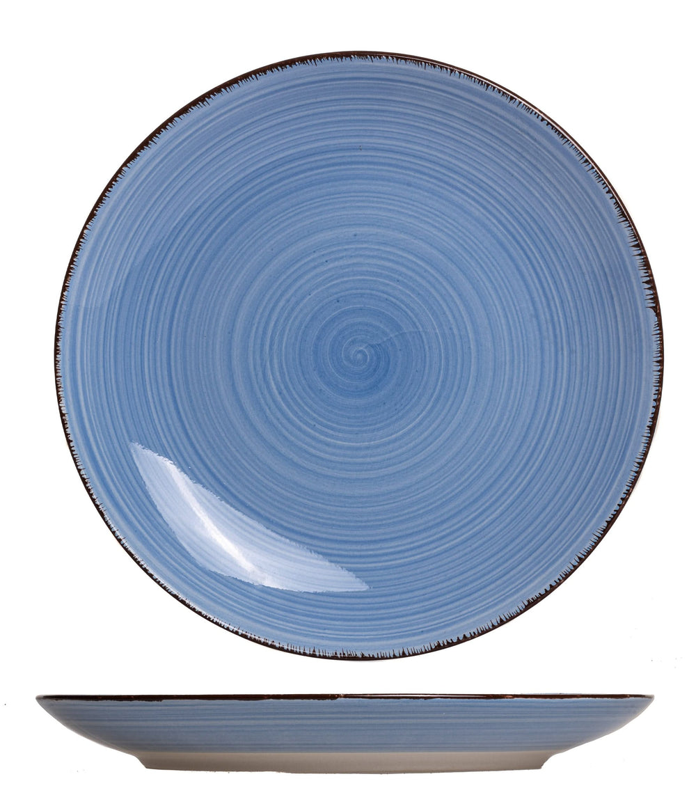Platos para cena Delice azul ø 26,5 cm - 6 piezas Cookinglife