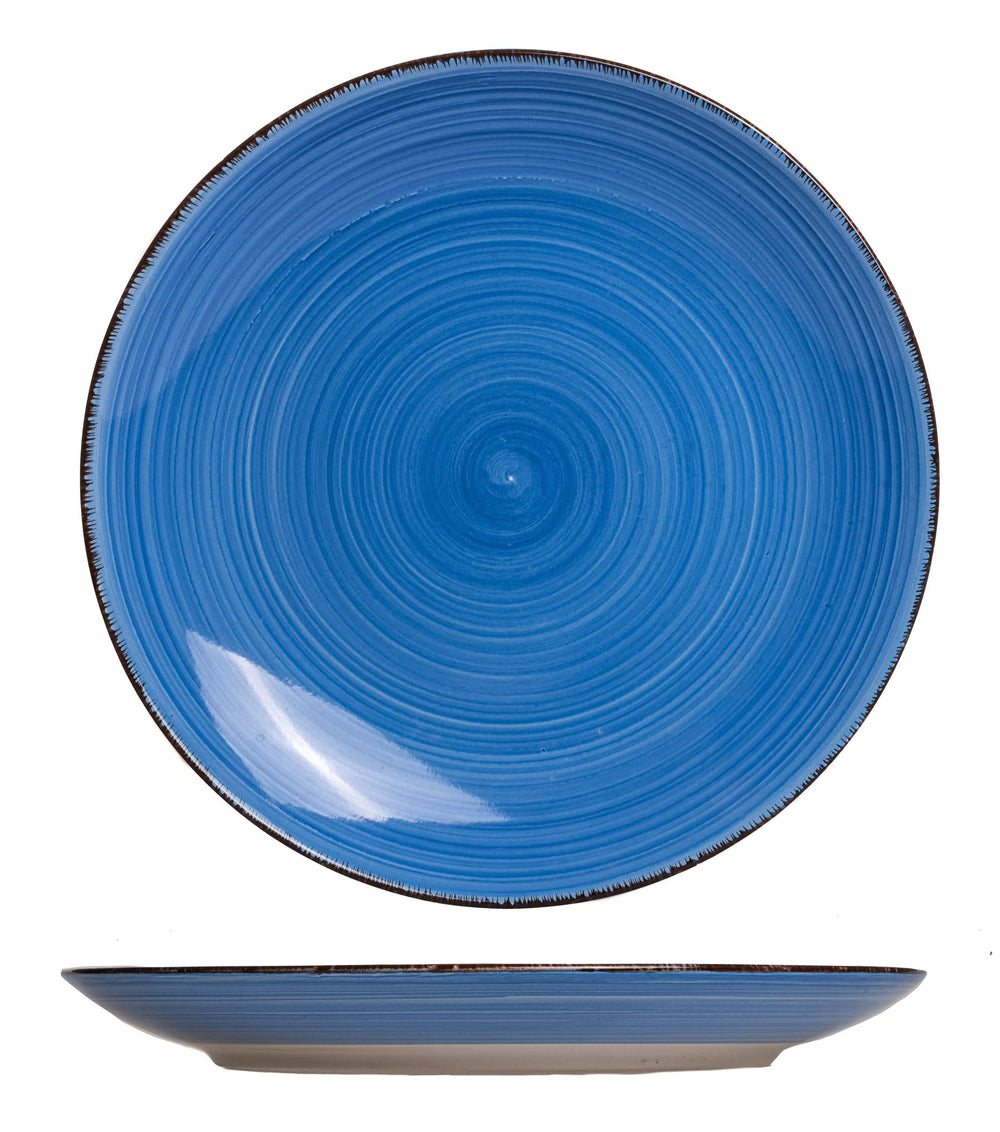 Platos para cena Delice azul ø 26,5 cm - 6 piezas Cookinglife