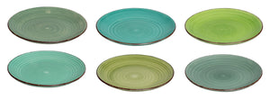 Platos de desayuno / postre Cookinglife Delice verde ø 19 cm - 6 piezas