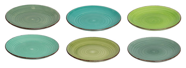 Platos de desayuno / postre Cookinglife Delice verde ø 19 cm - 6 piezas