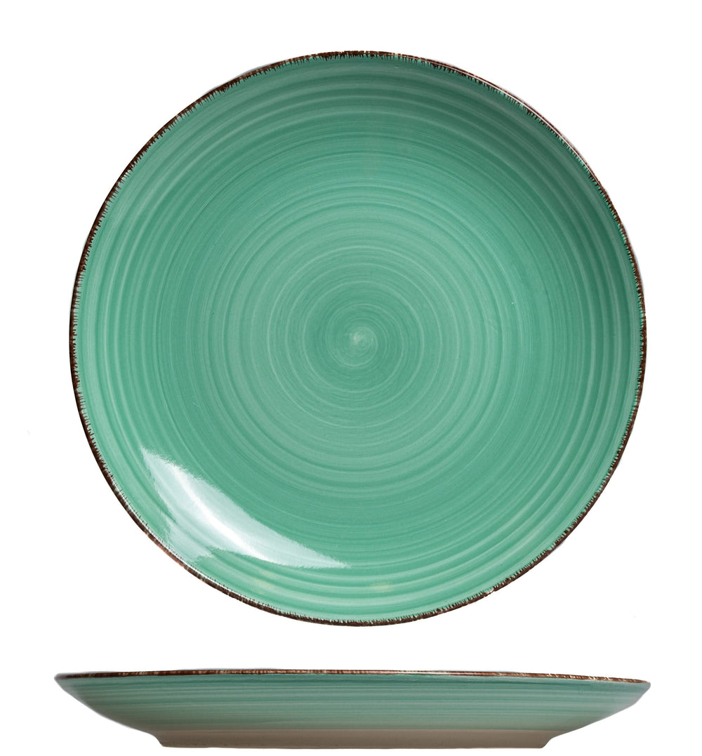 Platos llanos Cookinglife Delice verde ø 26,5 cm - 6 piezas