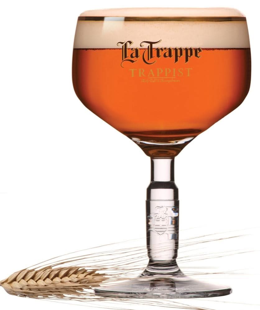 La Trappe Vasos de cerveza 250 ml - 4 unidades