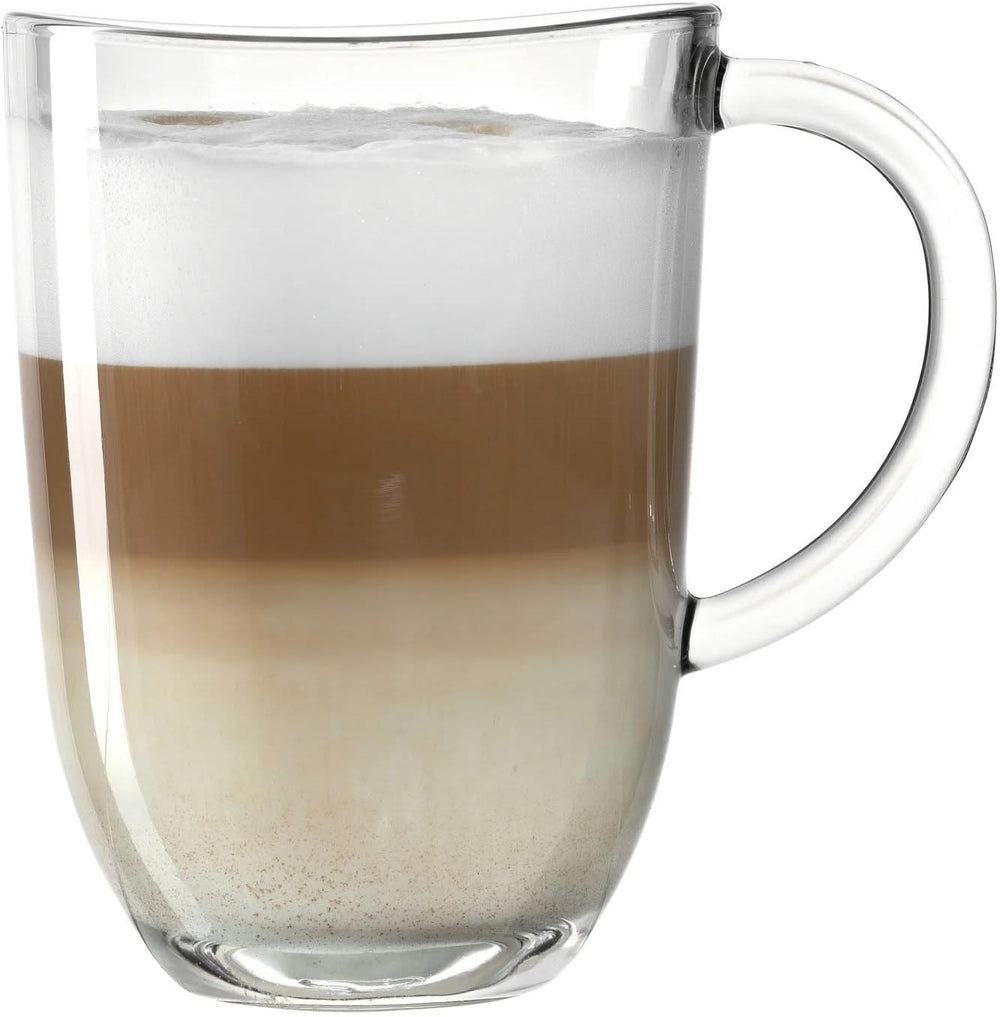 Leonardo Vasos para Latte Macchiato - Napoli 380 ml + 2 Cucharas - Resistente al calor