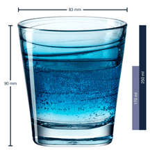 Leonardo Vasos de agua Vario Struttura - 250 ml - 6 piezas