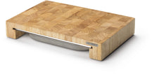 Continenta tabla de cortar con cajón de acero inoxidable - Madera - 39 x 27 cm