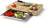 Continenta tabla de cortar con cajón de acero inoxidable - Madera - 48 x 33 cm