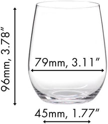 Copas de vino blanco Riedel O Wine - Viognier / Chardonnay - 320 ml - 2 unidades