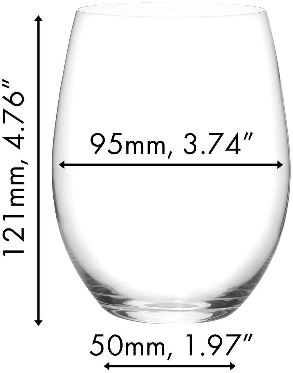 Copas de vino tinto Riedel O Wine - Cabernet / Merlot - 600 ml - Paga 3 y lleva 4
