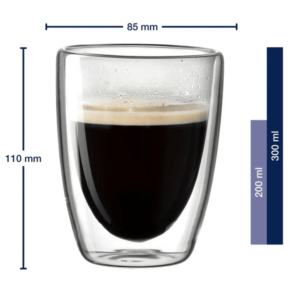 Leonardo Vasos de café de doble pared Duo 300 ml - 2 piezas