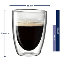 Leonardo Vasos de café de doble pared Duo 300 ml - 2 piezas