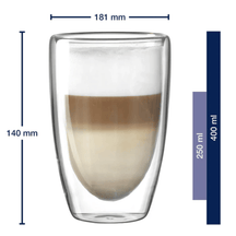 Leonardo Vasos de latte macchiato de doble pared Duo 400 ml - 2 piezas