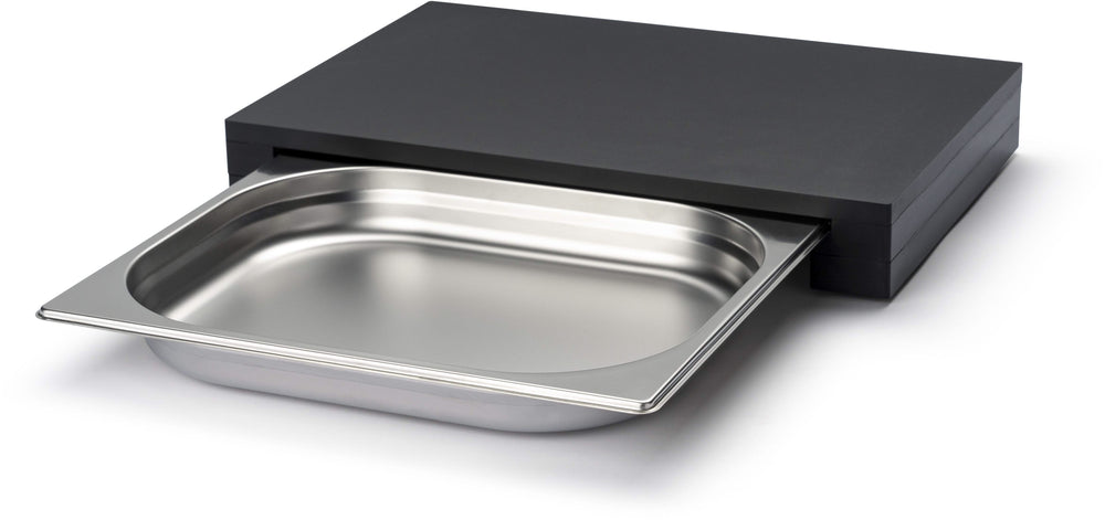 Continenta tabla de cortar con cajón de acero inoxidable - Duracore - 39 x 27 cm