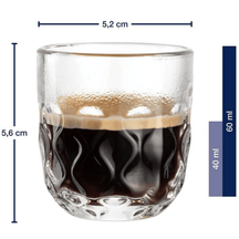 Leonardo Vasos de espresso - Gocce Due - 60 ml - 2 unidades