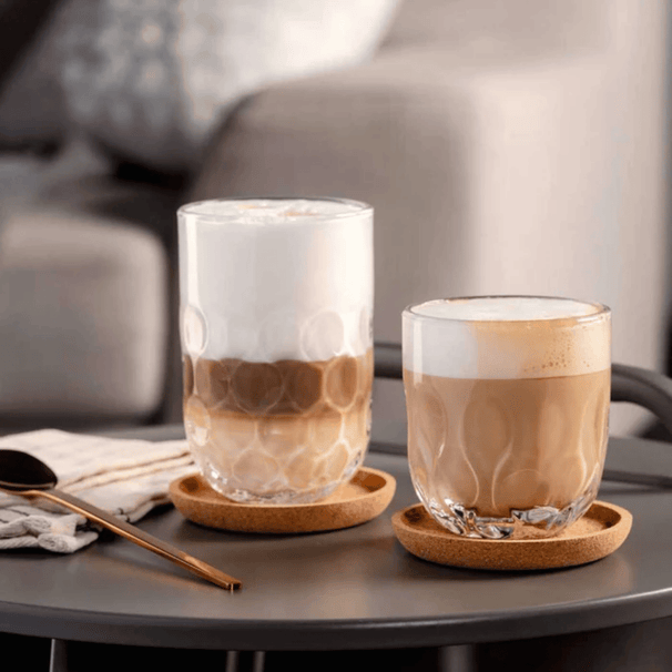 Vasos para latte macchiato Leonardo - Gocce Uno - 390 ml - 2 unidades
