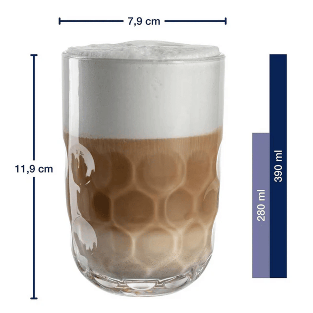 Vasos para latte macchiato Leonardo - Gocce Uno - 390 ml - 2 unidades