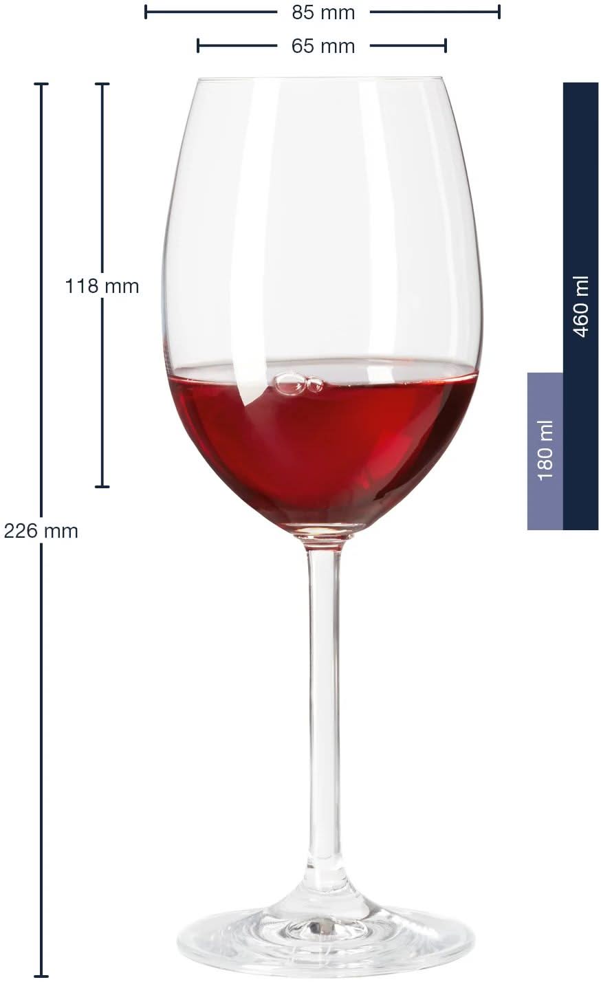 Copas de vino tinto Leonardo - Daily - 460 ml - 6 piezas