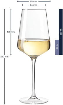 Set de Copas de Vino Leonardo (Copas de Vino Tinto + Copas de Vino Blanco) - Puccini - Set de 12 piezas