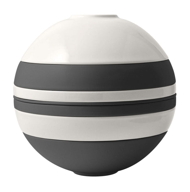 Set de vajilla Villeroy & Boch La Boule - Negro / Blanco 7 piezas / 2 personas - 2x cuenco, 2x fuente, 2x plato universal, 1x fuente para servir