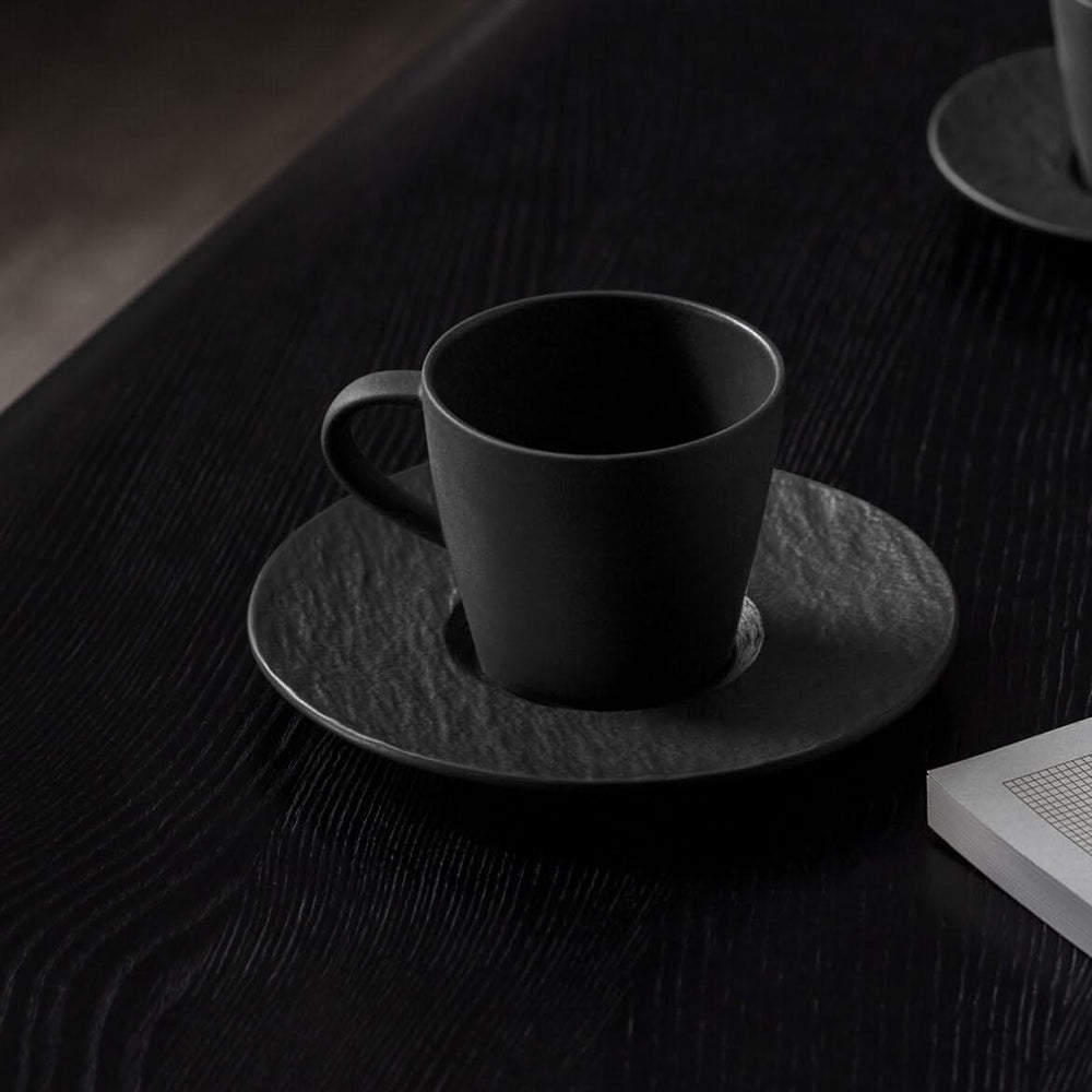 Villeroy & Boch Taza de café Manufacture Rock - Negro - 160 ml