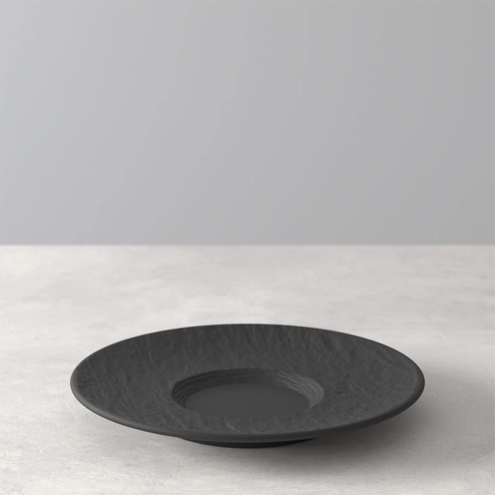 Villeroy & Boch Platillo para café Manufacture Rock - Negro - ø 15.5 cm