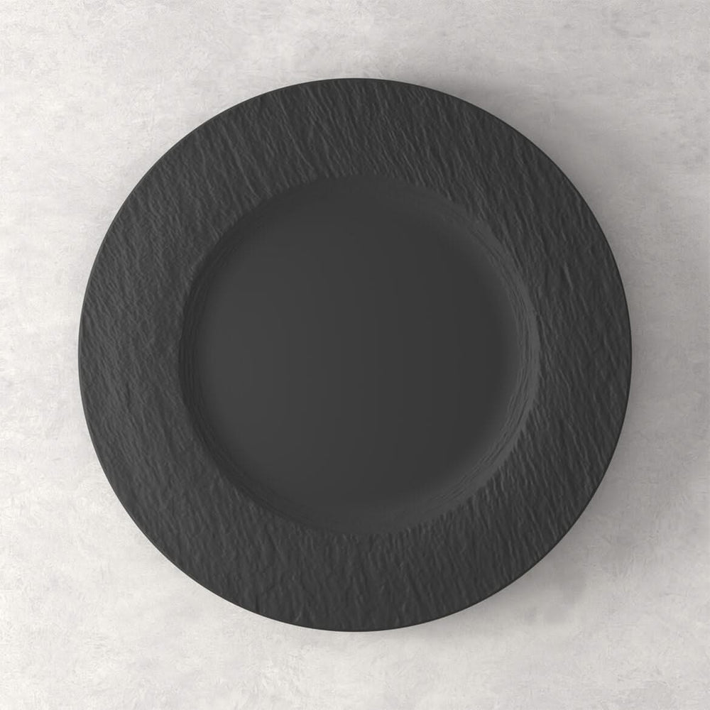 Plato para cena Villeroy & Boch Manufacture Rock - Negro - ø 27 cm