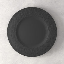 Plato para cena Villeroy & Boch Manufacture Rock - Negro - ø 27 cm