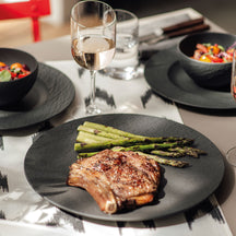 Plato de cena Villeroy & Boch Manufacture Rock - Negro - ø 25 cm