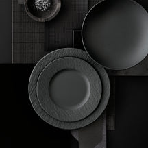 Plato de desayuno / postre Villeroy & Boch Manufacture Rock - Negro - ø 22 cm