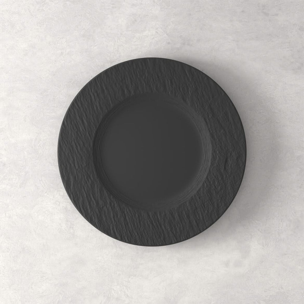 Plato de desayuno / postre Villeroy & Boch Manufacture Rock - Negro - ø 22 cm
