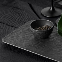 Villeroy & Boch Set de cuencos para salsas Manufacture Rock - Negro - 4 piezas