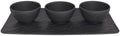 Villeroy & Boch Set de cuencos para salsas Manufacture Rock - Negro - 4 piezas