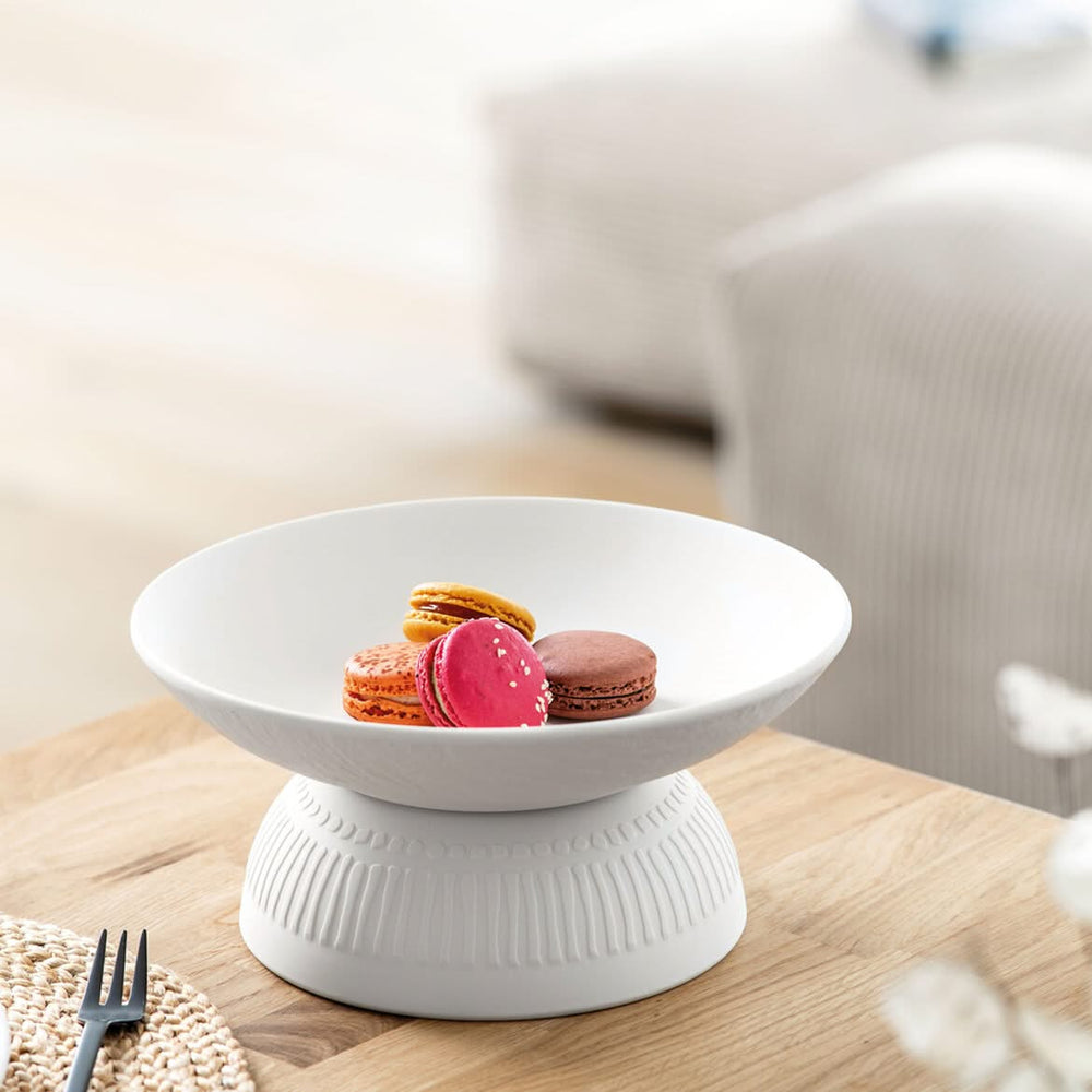 Fuente para servir Villeroy & Boch Manufacture Rock - Blanco - ø 23.5 cm