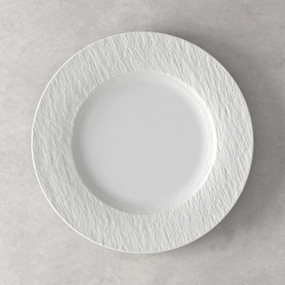 Plato de cena Villeroy & Boch Manufacture Rock - Blanco - ø 27 cm