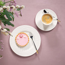 Plato de desayuno / postre Villeroy & Boch Manufacture Rock - Blanco - ø 22 cm