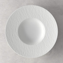 Plato Hondo / para Pasta Villeroy & Boch Manufacture Rock - Blanco - ø 28 cm